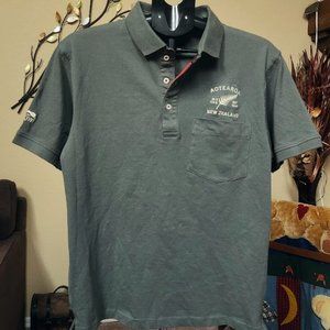 NWT Wild Kiwi New Zealand adventure mens polo sz small